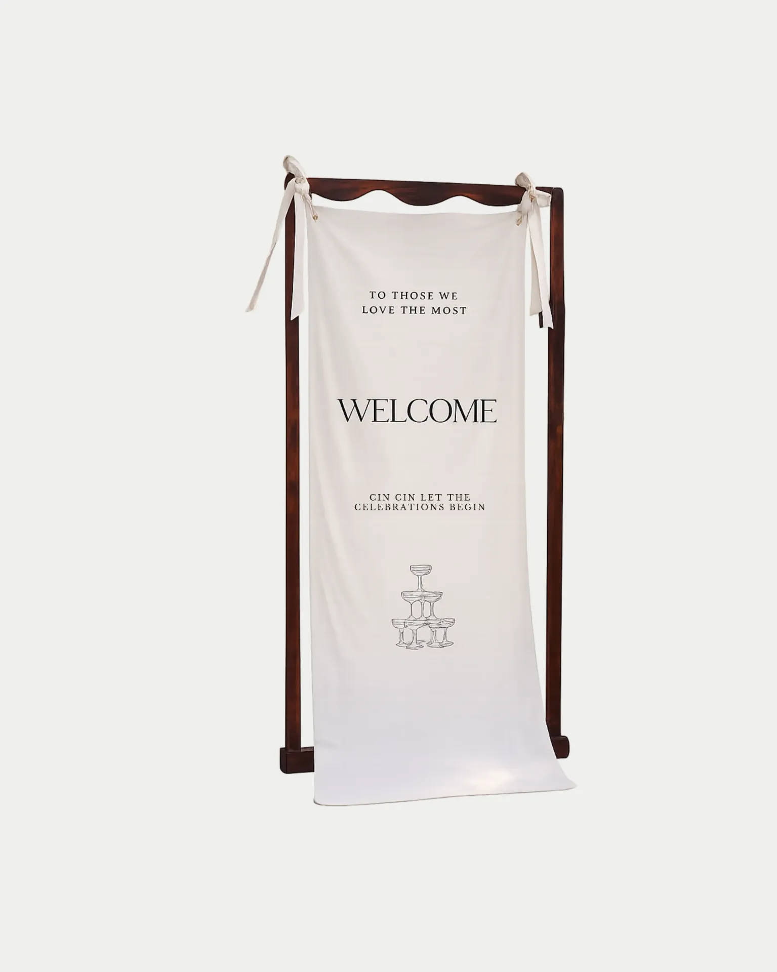 Cin Cin Welcome Sign