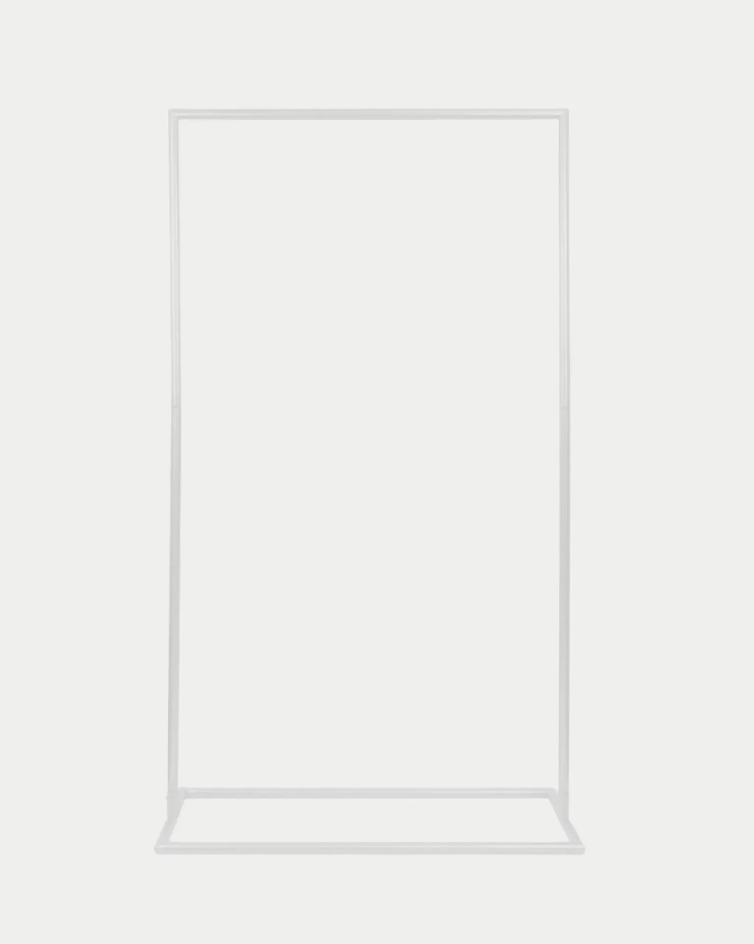 White Metal Stand 120cm x 180cm