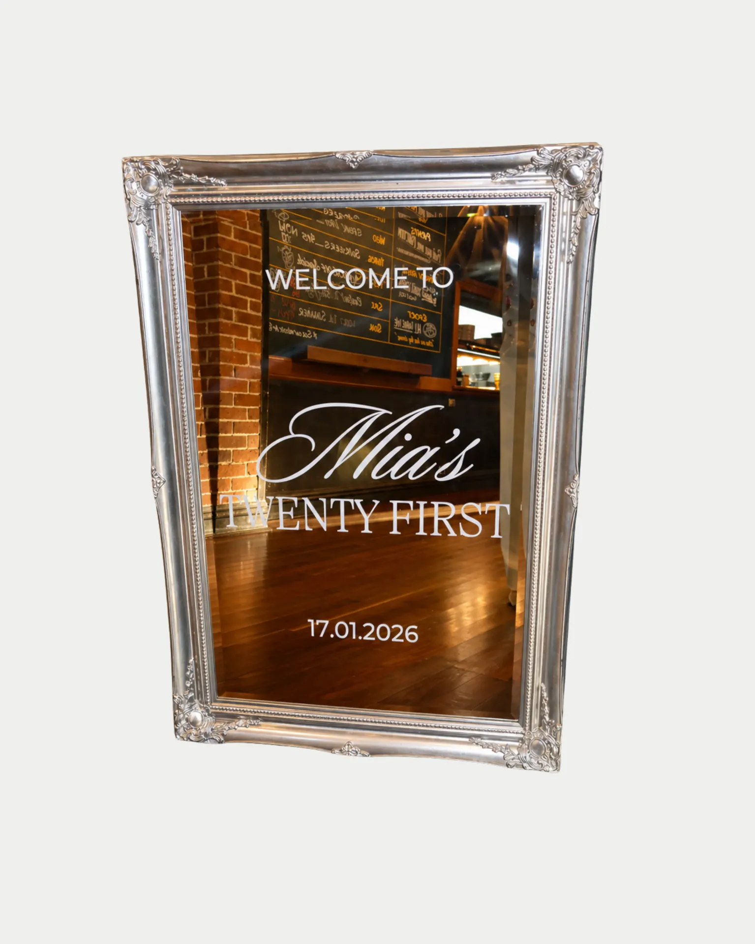 Silver Chateau Mirror