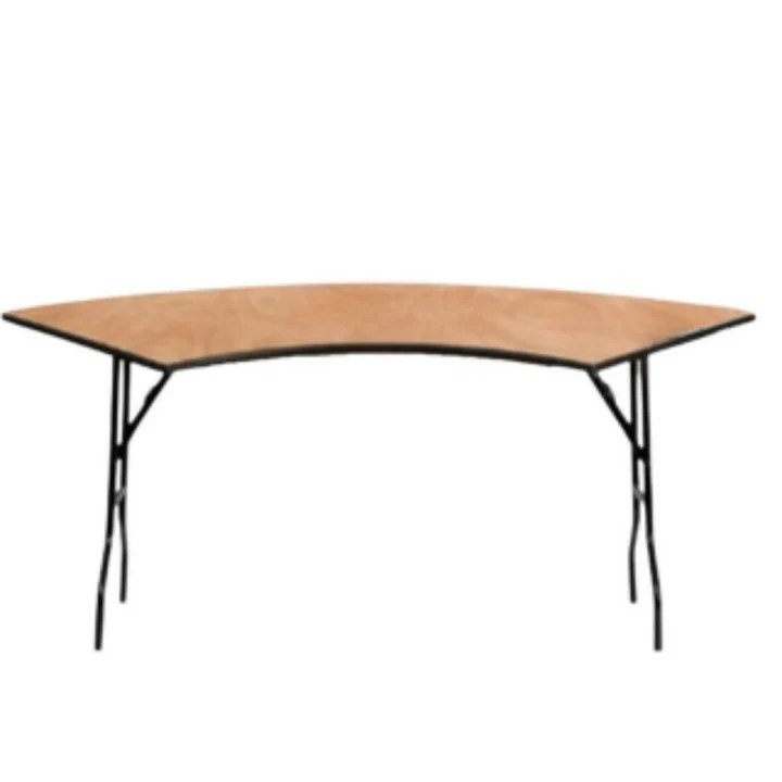 Curved Serpentine Table