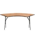 Curved Serpentine Table