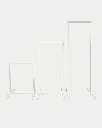 White Metal Stand 65cm x 90cm