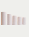 White Round Plinth